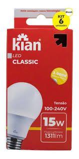 Imagem de Lampada kian led unidade 9w/12w/15w/30w