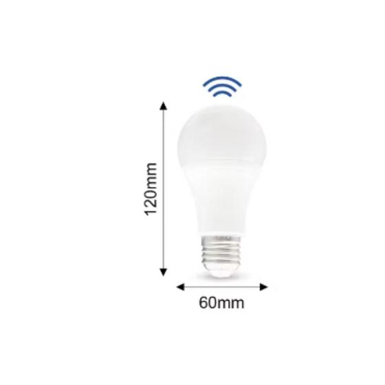 Imagem de Lâmpada Led 12w Com Sensor De Presença Branco Quante 110v