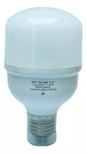 Imagem de Lampada Led 20w Ultra Luz Fria Bivolt e27 110/220v iluminação boa para quarto banheiro cozinha