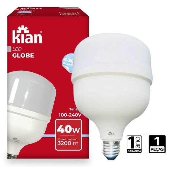 Imagem de Lâmpada LED 40W 6500K Bivolt E27 Kian