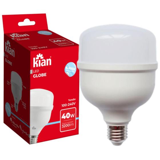 Lâmpada Led 40W Branco Frio Forte Potente 6500k Bivolt Super Economica Menor preço em Lâmpada Led 40W Branco Frio Forte Potente 6500k Bivolt Super Economica
