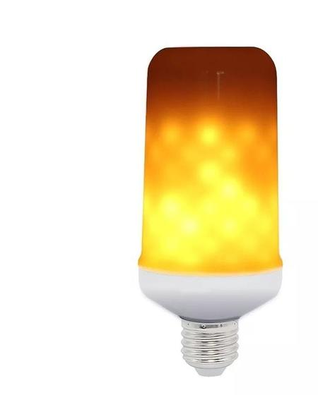 Imagem de Lâmpada Led 5w Efeito Chama Fogo Flame Tocha Bivolt E27