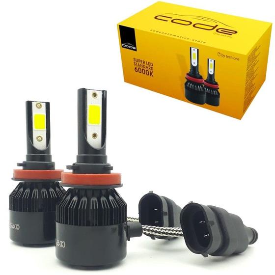 Imagem de Lâmpada Led 6000K 7800 Lumens TechOne Code Super LED - H11