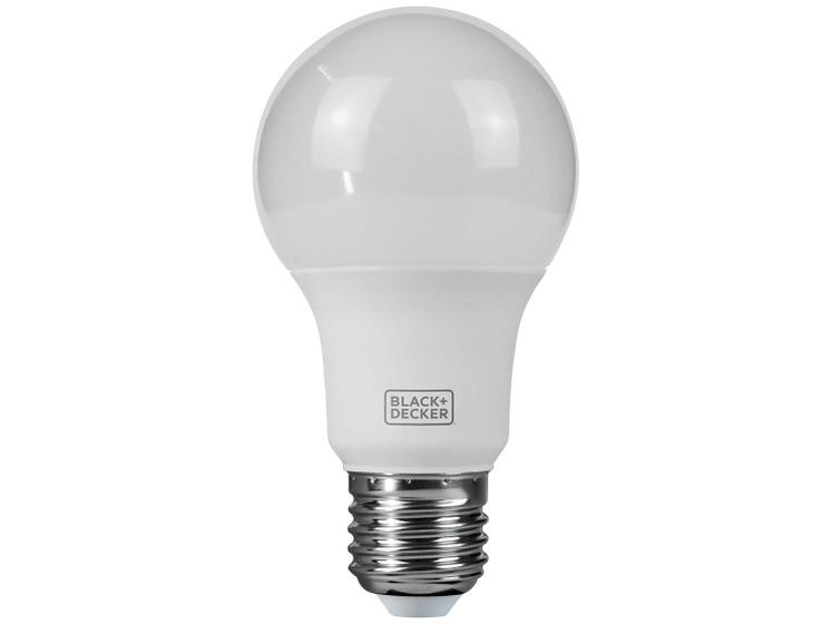 Lâmpada LED 6W 3000K Amarela Black + Decker Menor preço em Lâmpada LED 6W 3000K Amarela Black + Decker