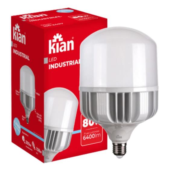 Imagem de Lâmpada Led 80w Iluminação Industrial 6500k Branco Frio