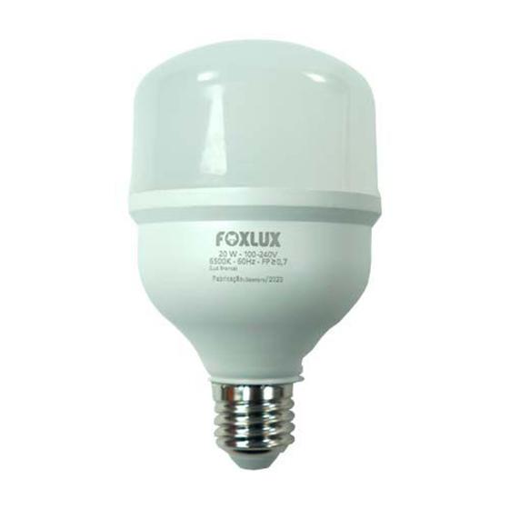 Imagem de Lampada LED A60 20W Luz Branca 6500K Bivolt E27 Foxlux