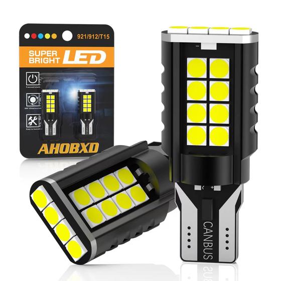 Imagem de Lâmpada LED AHOBXD 921 Reverse Light 6000K 12W Pacote com 2