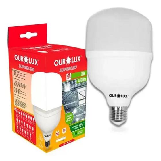 Imagem de Lâmpada LED Alta Potência  65 Watts  6500k Branco frio TIPO T 5000 LUMENS OUROLUX