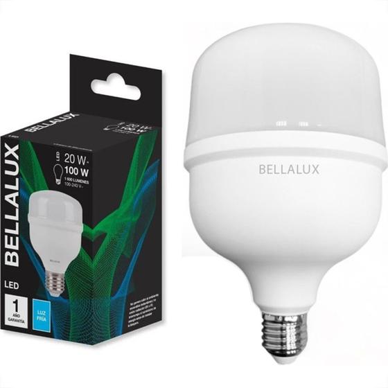 Imagem de Lampada Led Alta Potencia Bellalux 20W. 1600Lm E-27. Bivolt 6500K.