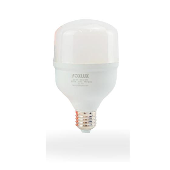 Lâmpada Led Alta Potência Foxlux 20W 6500K Branco Frio Iluminação Residencial Comercial Escritório Cozinha Garagem e Depósito