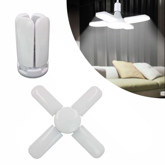 Lâmpada Led Articulada Multi Ângulos 60W Design Pétalas Menor preço em Lâmpada Led Articulada Multi Ângulos 60W Design Pétalas