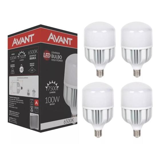 Imagem de Lampada Led Avant 100w E40 Bivolt 6500k 5 Unidades