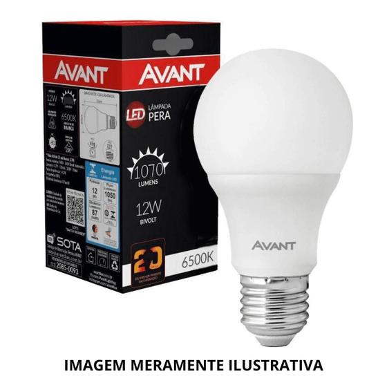 Imagem de Lampada led avant 9w 6500k bivolt pack 6un