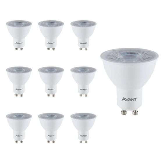 Imagem de Lâmpada Led Avant Dicroica MR16 4,8W 3000K GU10 Bivolt 10 Un