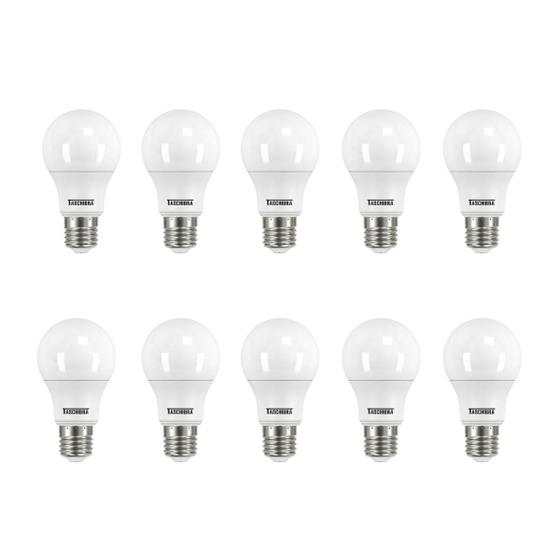 Imagem de Lâmpada LED Bivolt Base E27 17W Branco Frio Taschibra com 10 Unidades