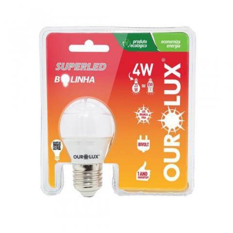 Imagem de Lâmpada Led Bola Leitosa 4W 6500k - OUROLUX(20000)