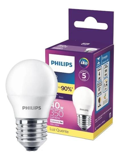 Imagem de Lampada Led Bolinha 4W 350Lm Bivolt E27 Philips