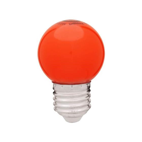 Imagem de Lâmpada Led Bolinha E27 1,0w Vermelha Bivolt Empalux