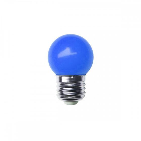 Imagem de Lampada Led Bolinha Galaxy E27 3Wx127V Azul 1231 - Kit C/10