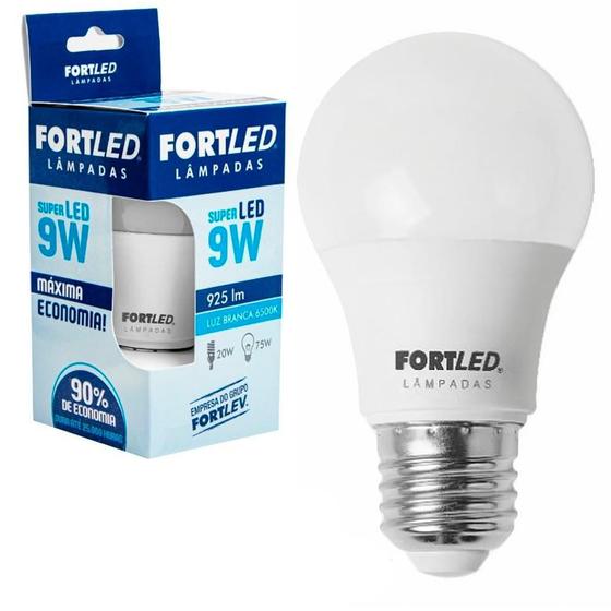 Lampada led bulbo 09w - fortled Menor preço em Lampada led bulbo 09w - fortled