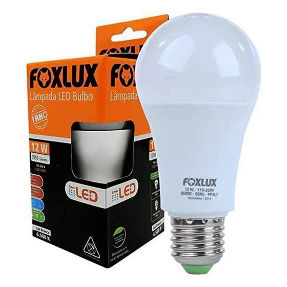 Imagem de Lâmpada Led Bulbo 12w 6500k  Foxlux