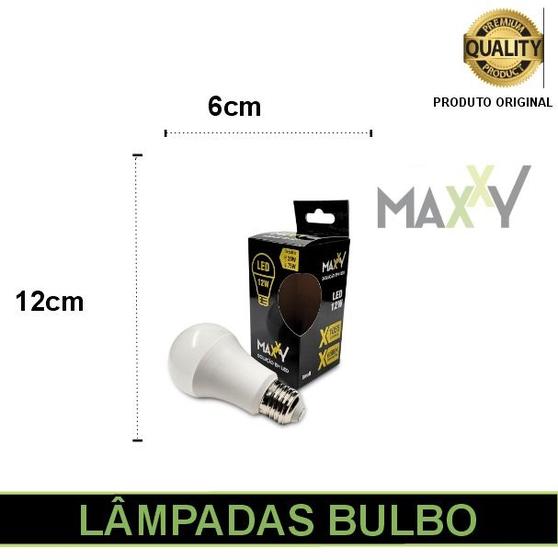 Imagem de Lâmpada LED Bulbo 12W E27 Bivolt 110v 220v