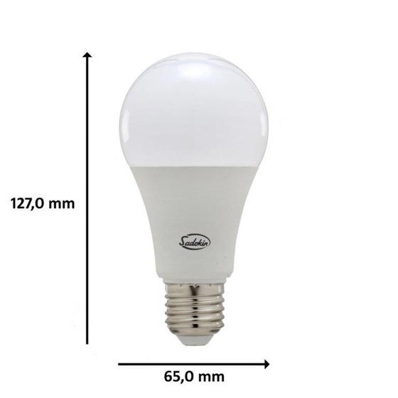 Imagem de Lâmpada Led Bulbo 15w E27 Branco Frio Bivolt Kit Com 10