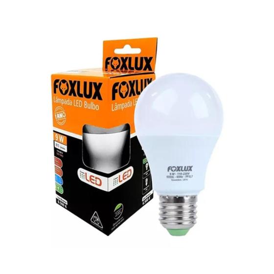 Imagem de Lampada Led Bulbo 9w 6500k - Foxlux