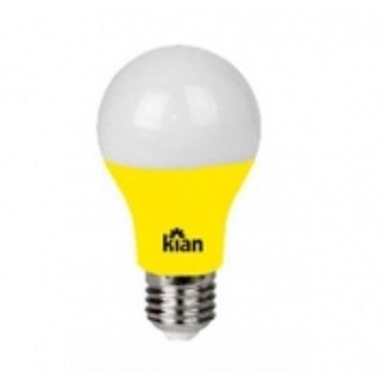 Imagem de Lampada led bulbo a 7w luz amarela - KIAN