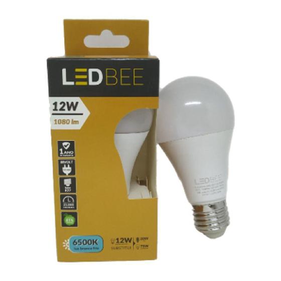 Imagem de Lampada LED bulbo A60 12w branca LEDBee