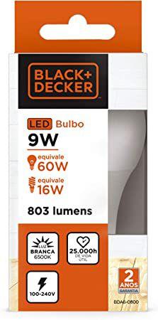 Imagem de Lâmpada LED Bulbo A60 9W 6500K Black+Decker