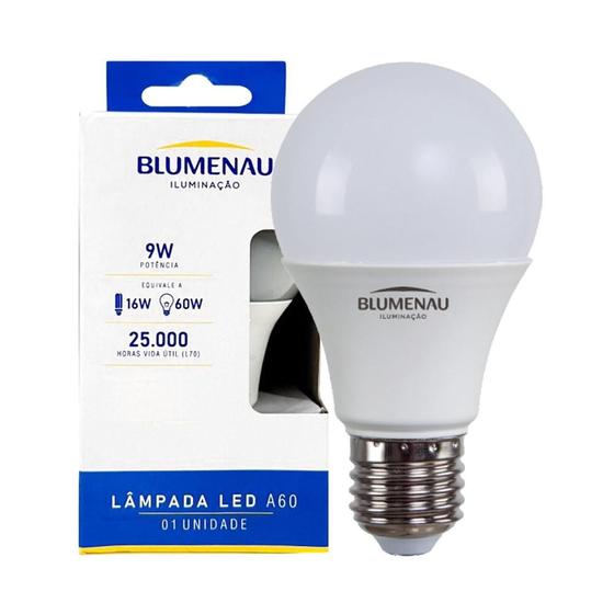 Imagem de Lâmpada Led Bulbo A60 9W Blumenau E27 Bivolt