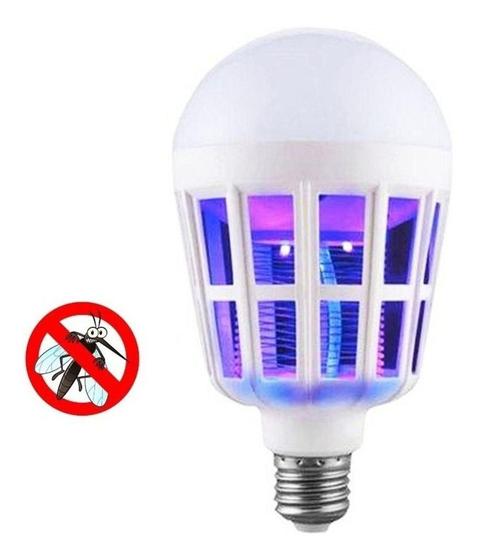 Lampada Led Bulbo Anti Inseto 7w Ultra Violeta Bivolt 6500k - Luz Sollar Imagem de Lampada Led Bulbo Anti Inseto 7w Ultra Violeta Bivolt 6500k