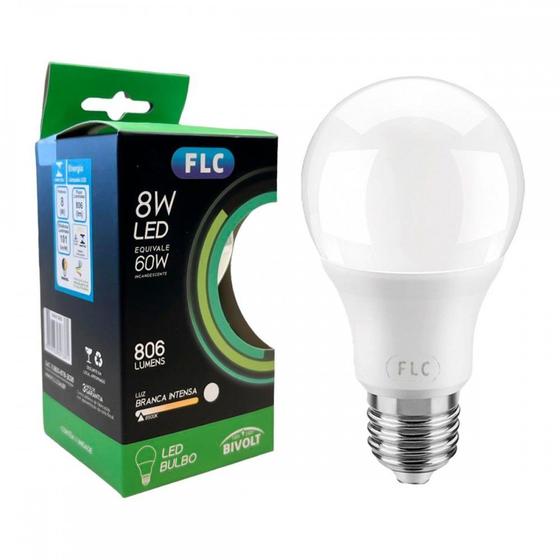 Imagem de Lampada Led Bulbo Flc A55 - 8W - 806Lm - E-27 Bivolt - 6500K