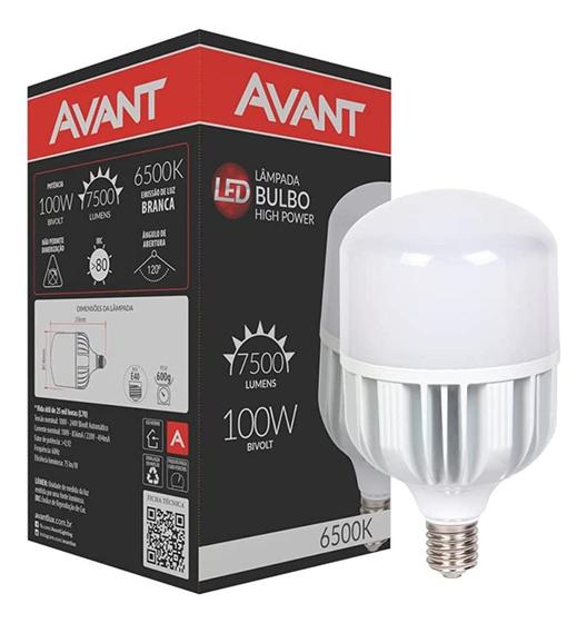 Imagem de Lâmpada Led Bulbo HP E40 100W 6500K Avant Bivolt - Branca