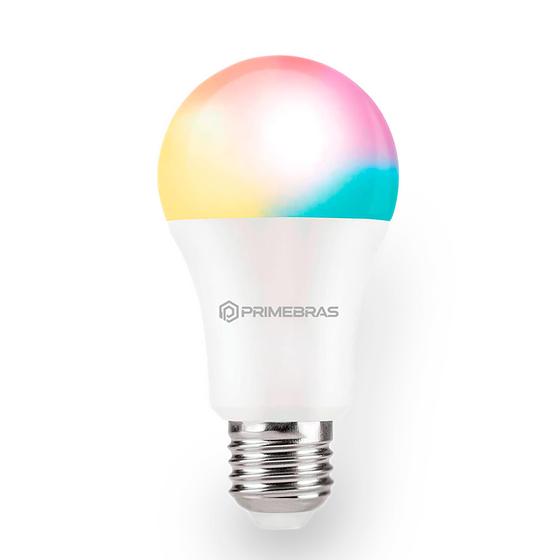 Imagem de Lampada Led Bulbo Inteligente Aplicativo 16 Cores Rgbw Bluetooth Primebras