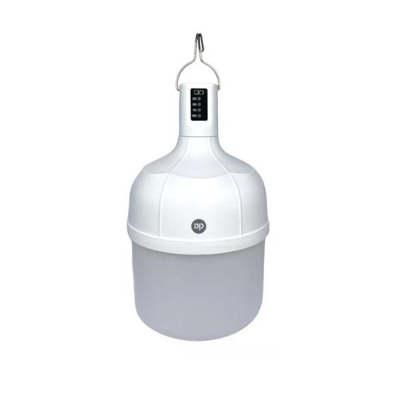 Imagem de Lâmpada Led Bulbo Luz Emergência 38w 6000k Usb Recarrega Cor Branco 5V