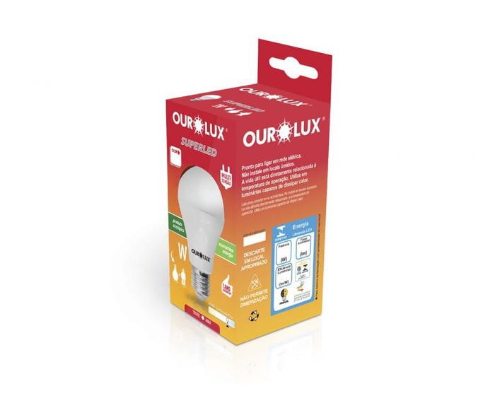 Imagem de Lampada Led Bulbo Ourolux 12W Br