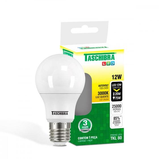 Imagem de Lampada Led Bulbo Taschibra 12W 3000K  11080472