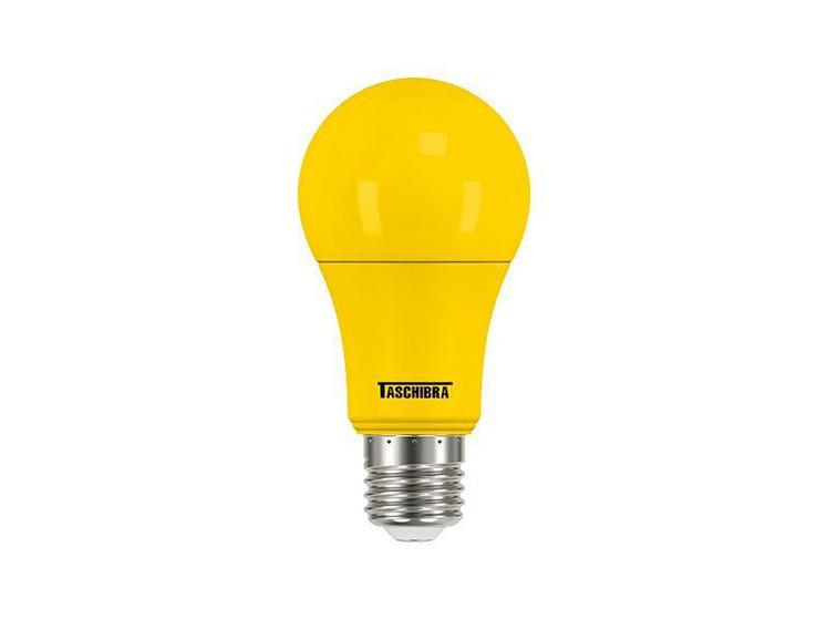 Imagem de Lâmpada LED Color Amarela 5W E27 bivolt TASCHIBRA