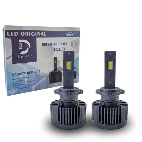 Imagem de Lampada led d2s e d2r plug and play para substituir xenon 18.000 lumens ray-x