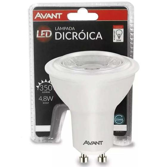 Imagem de Lâmpada Led Dicróica 4w Gu10 Mr 16 Avant Luz Amarela 2700k