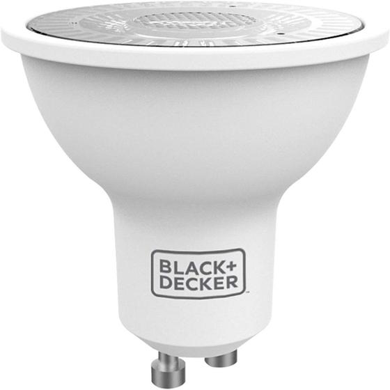 Imagem de Lampada Led Dicroica Branca 6W Bivolt Base GU10 Black+Decker