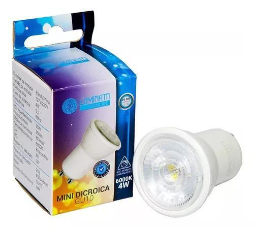 Imagem de Lampada Led Dicroica Mr11 4w Bivolt Gu10 6000k Luz Branca