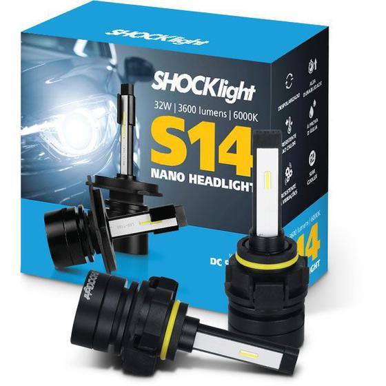Lampada LED Encaixe H16 12V 32W 6000K 3600 Lumens Shocklight Nano