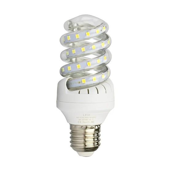 Imagem de Lâmpada LED Espiral E27 9W Bivolt 3000K Quente CTB