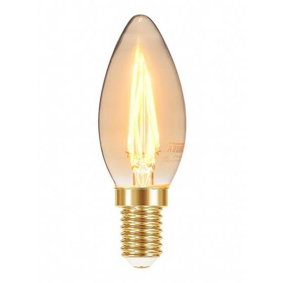 Imagem de Lampada Led Filamento Vintage Vela 3W 220V Ambar E14