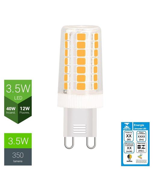 Imagem de Lâmpada Led G9 3.5w 6000k 127v