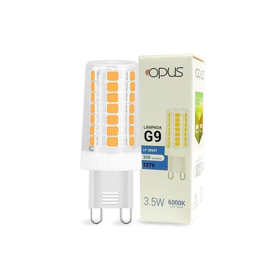 Imagem de Lâmpada Led G9 Halopin 6000K Branco Frio Bipino 3,5W Opus