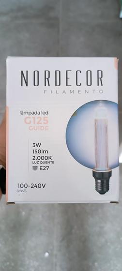 Imagem de Lâmpada Led G95 Filamento 6w E27 2200k Branco-Quente Bivolt - GERMANY